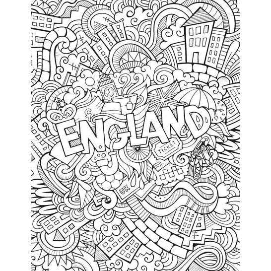 Creative Doodle Colouring Books - (2 Titles)