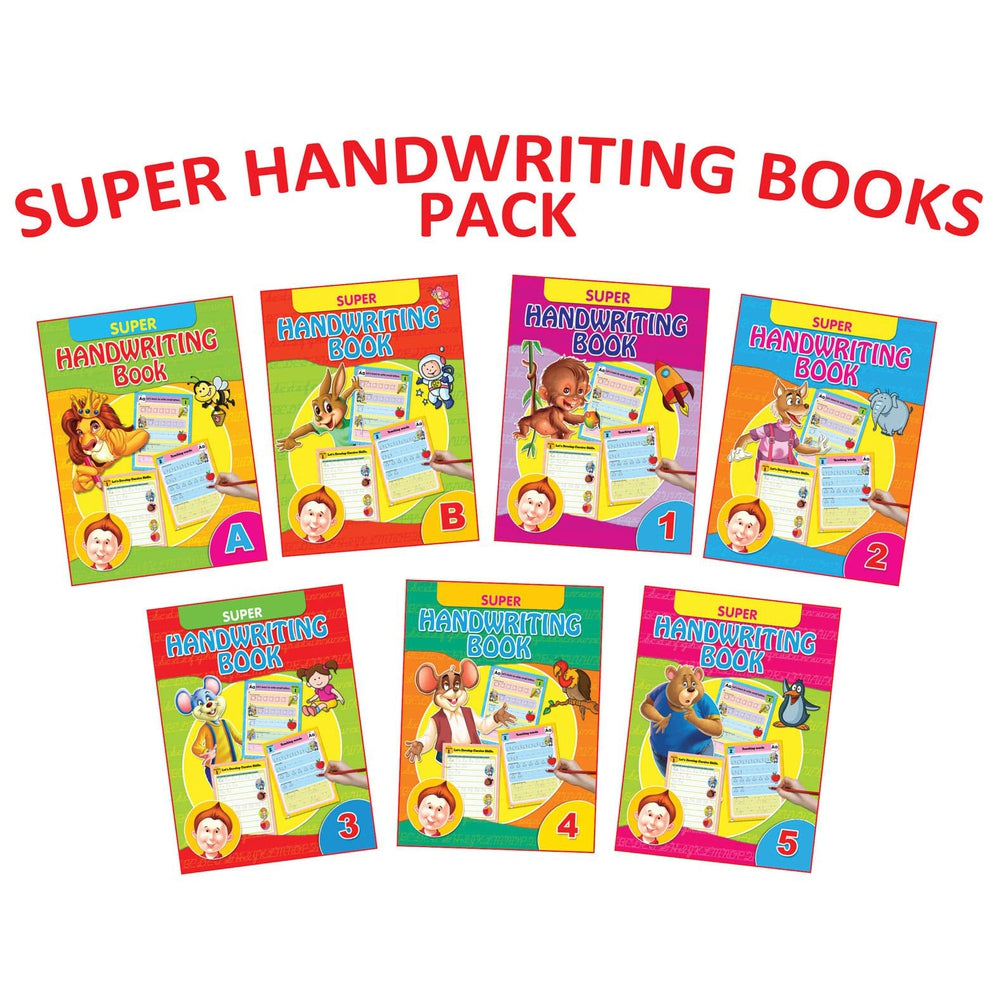 Super Handwriting Books Pack - (7 Titles)
