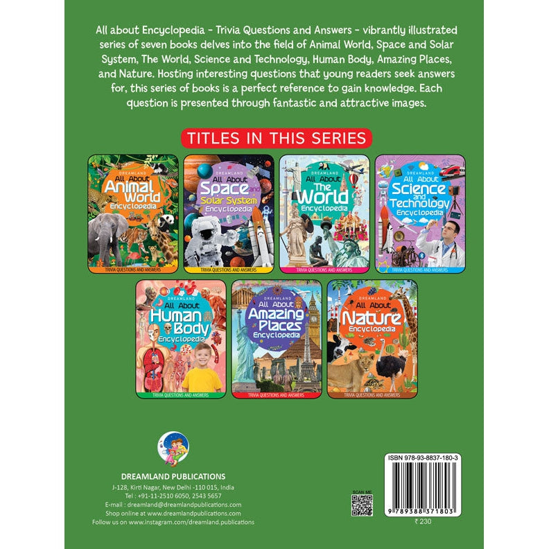 Animal World Children Encyclopedia for Age 5 - 15 Years- All About Trivia Questions and Answers