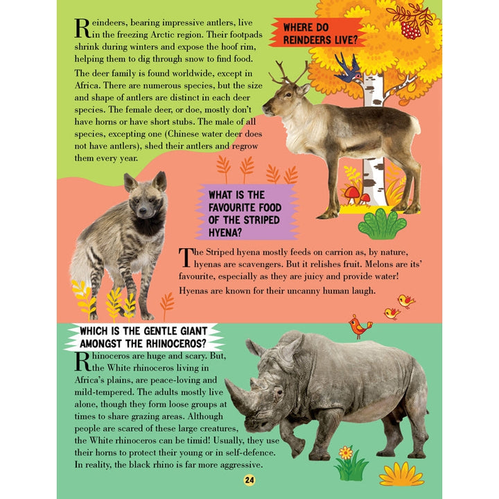 Animal World Children Encyclopedia for Age 5 - 15 Years- All About Trivia Questions and Answers