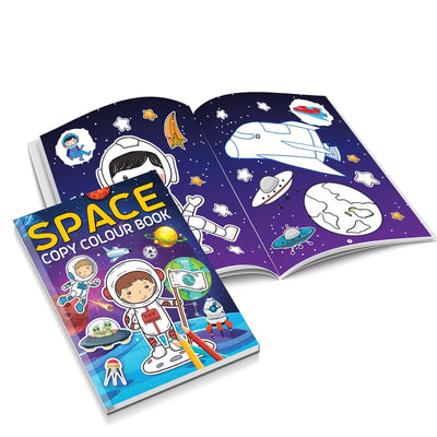 Space Copy Colour Book : Children Colouring Book