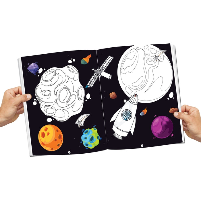 Space Copy Colour Book : Children Colouring Book