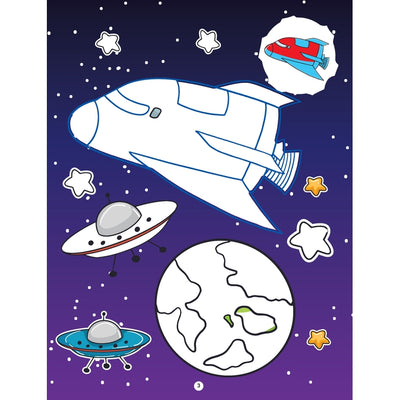 Space Copy Colour Book : Children Colouring Book