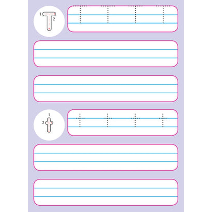 Flash Cards Alphabet - 30 Double Sided Wipe Clean Flash Cards for Kids (With Free Pen)
