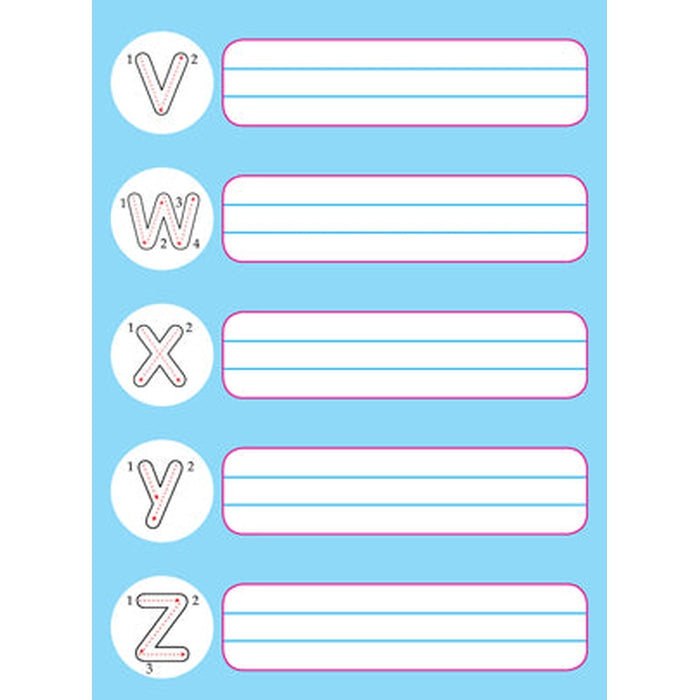 Flash Cards Alphabet - 30 Double Sided Wipe Clean Flash Cards for Kids (With Free Pen)