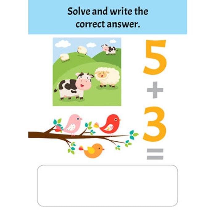 Flash Cards Addition and Subtraction  - 30 Double Sided Wipe Clean Flash Cards for Kids (With Free Pen)