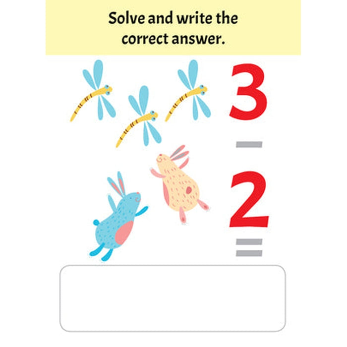 Flash Cards Addition and Subtraction  - 30 Double Sided Wipe Clean Flash Cards for Kids (With Free Pen)