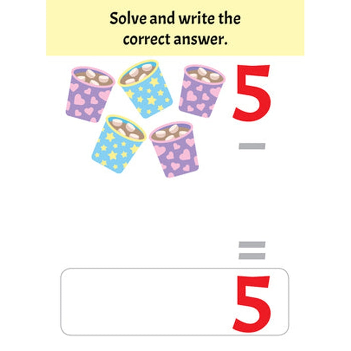 Flash Cards Addition and Subtraction  - 30 Double Sided Wipe Clean Flash Cards for Kids (With Free Pen)