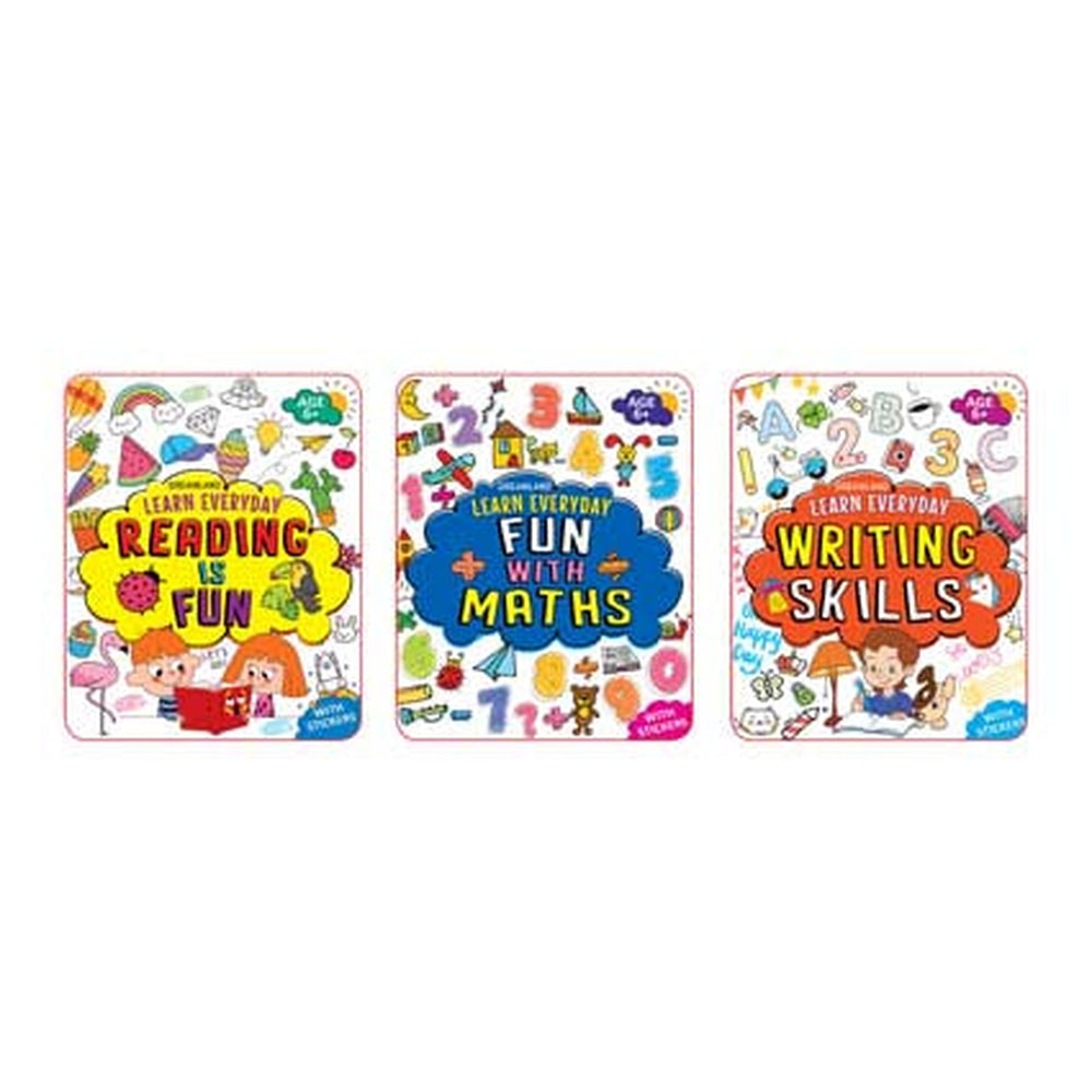 Learn Everyday 3 Books Pack for Children Age 6+