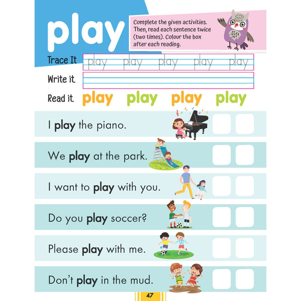 Fluency Sentences Activity Book 1