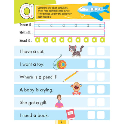 Fluency Sentences Activity Book 1