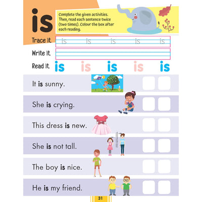 Fluency Sentences Activity Book 1