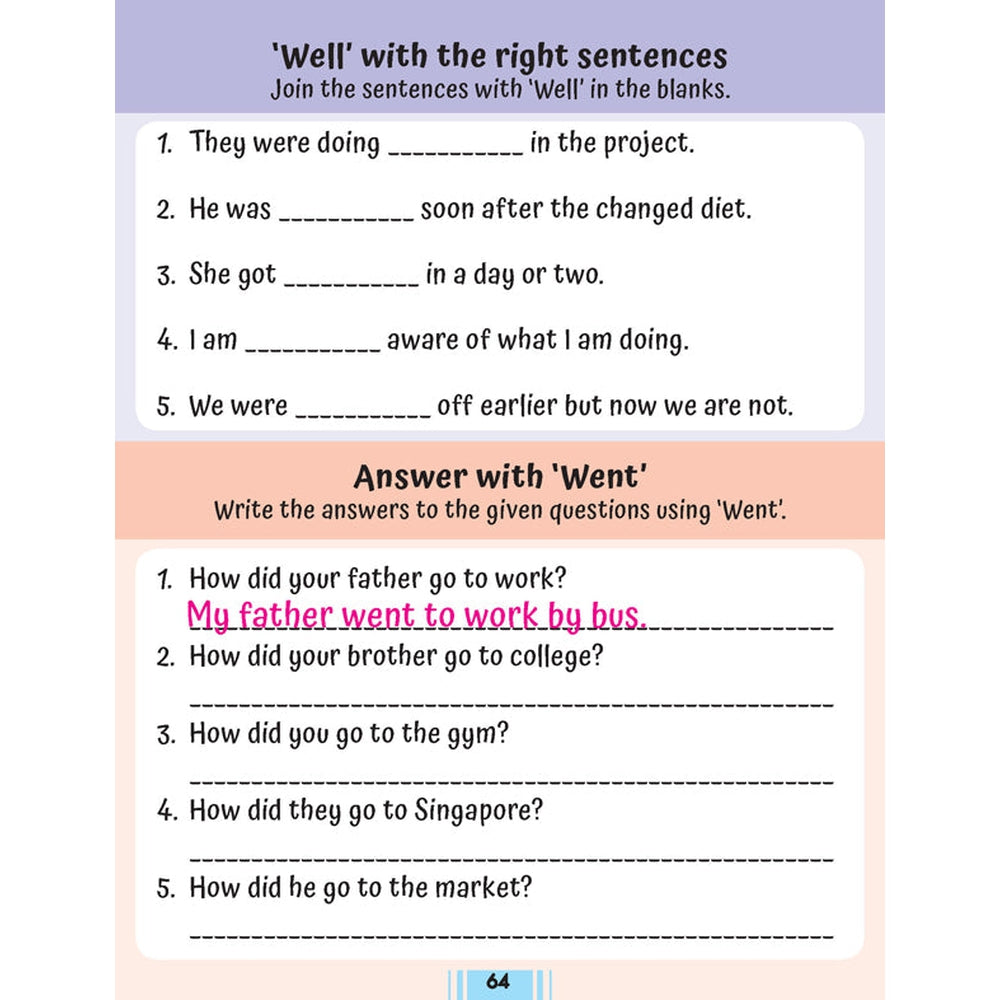 Fluency Sentences Activity Book 2