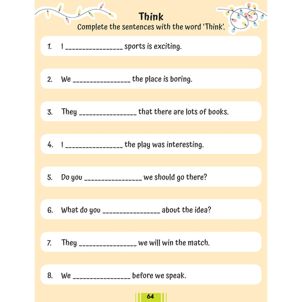 Fluency Sentences Activity Book 3