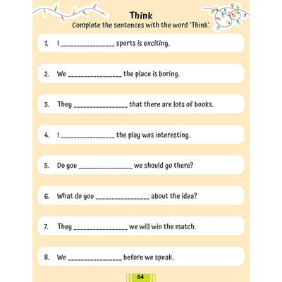 Fluency Sentences Activity Book 3
