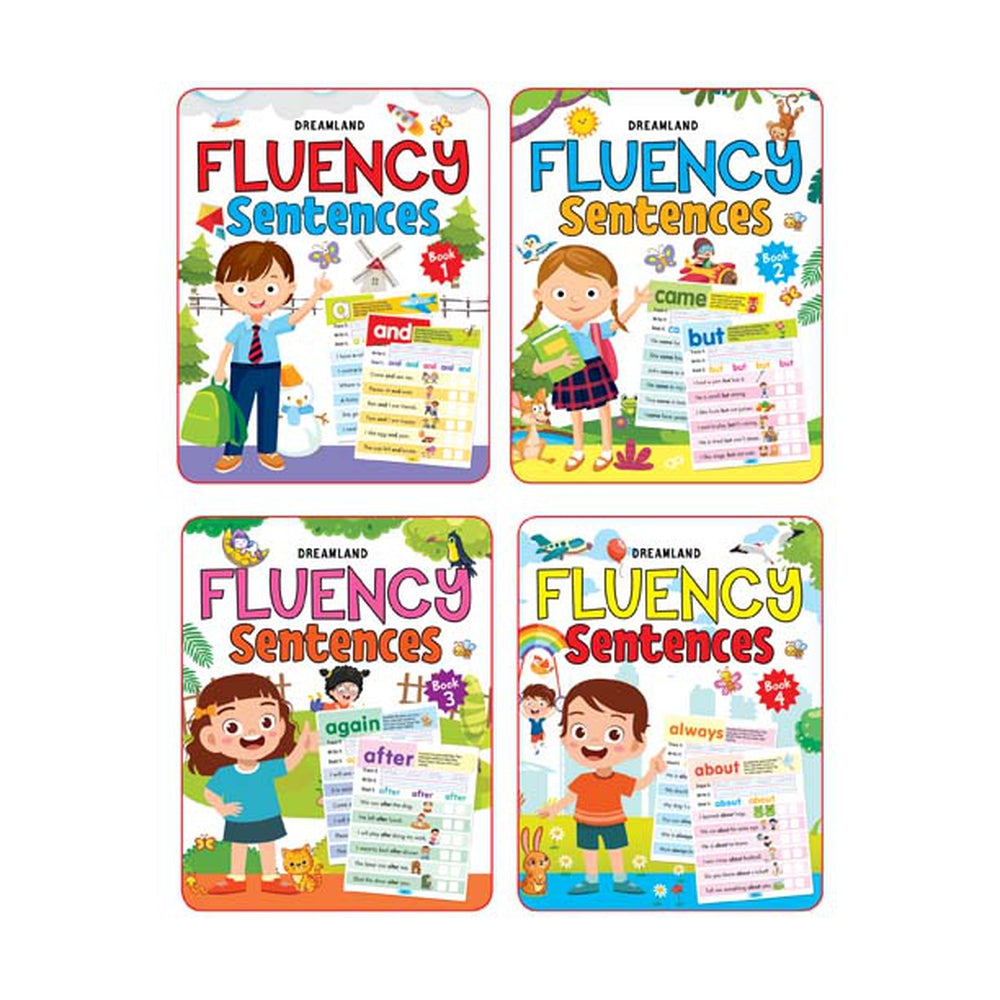 Fluency Sentences Books Pack- 4 Books