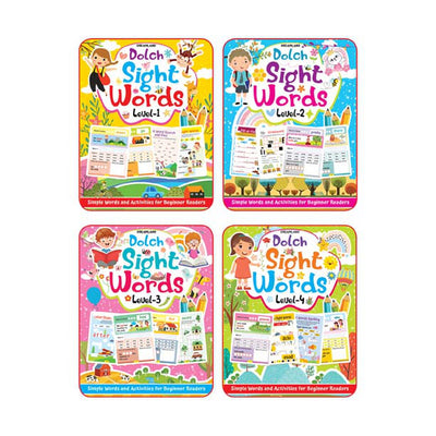 Dolch Sight Words Books Pack- 4 Books