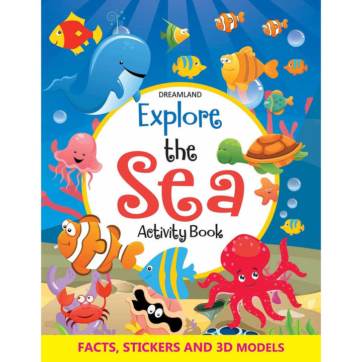 Explore the Sea Activity Book with Stickers and 3D Models