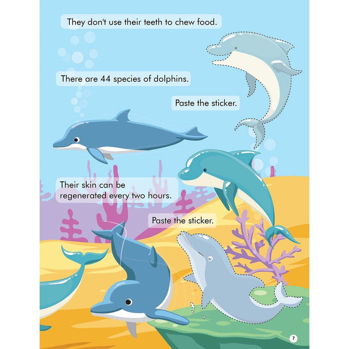 Explore the Sea Activity Book with Stickers and 3D Models