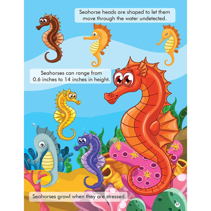 Explore the Sea Activity Book with Stickers and 3D Models