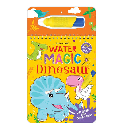 Water Magic Dinosaur- With Water Pen - Use Over and Over Again : Children Drawing, Painting & Colouring  Book