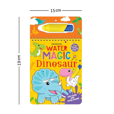 Water Magic Dinosaur- With Water Pen - Use Over and Over Again : Children Drawing, Painting & Colouring  Book