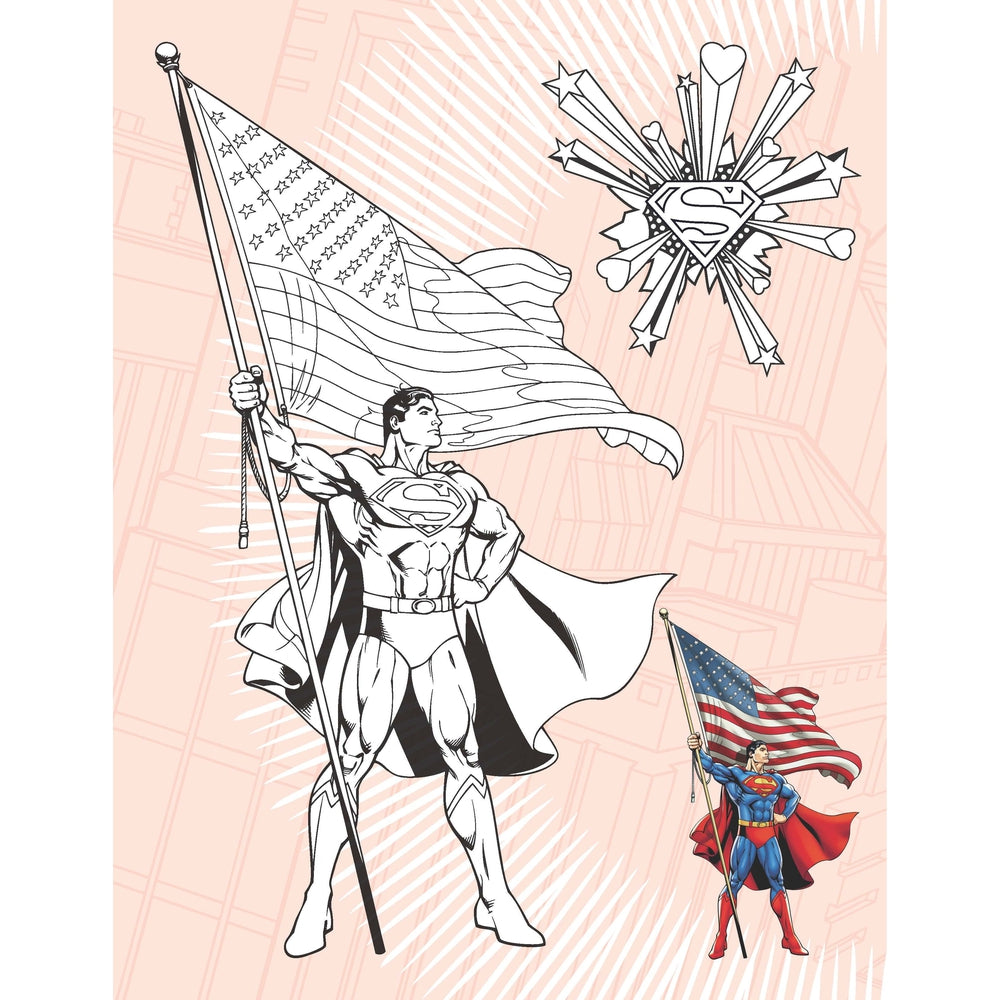 Superman Copy Colouring Book