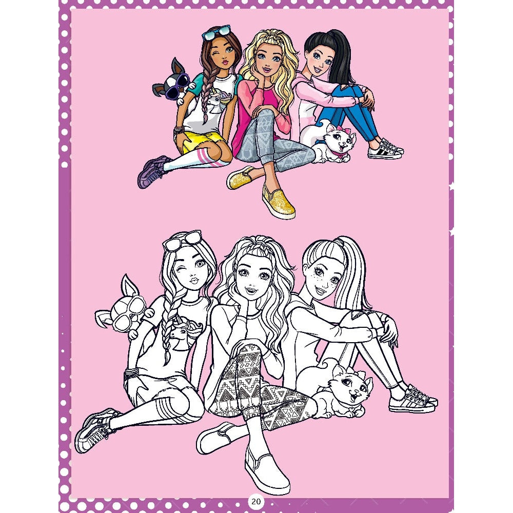 Barbie Copy Colouring Book 1
