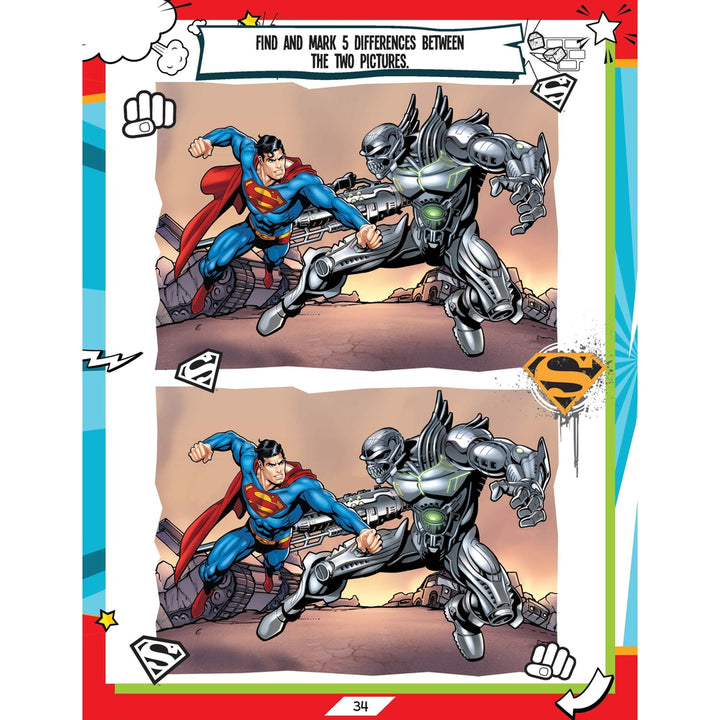 Superman Activity and Colouring  Book