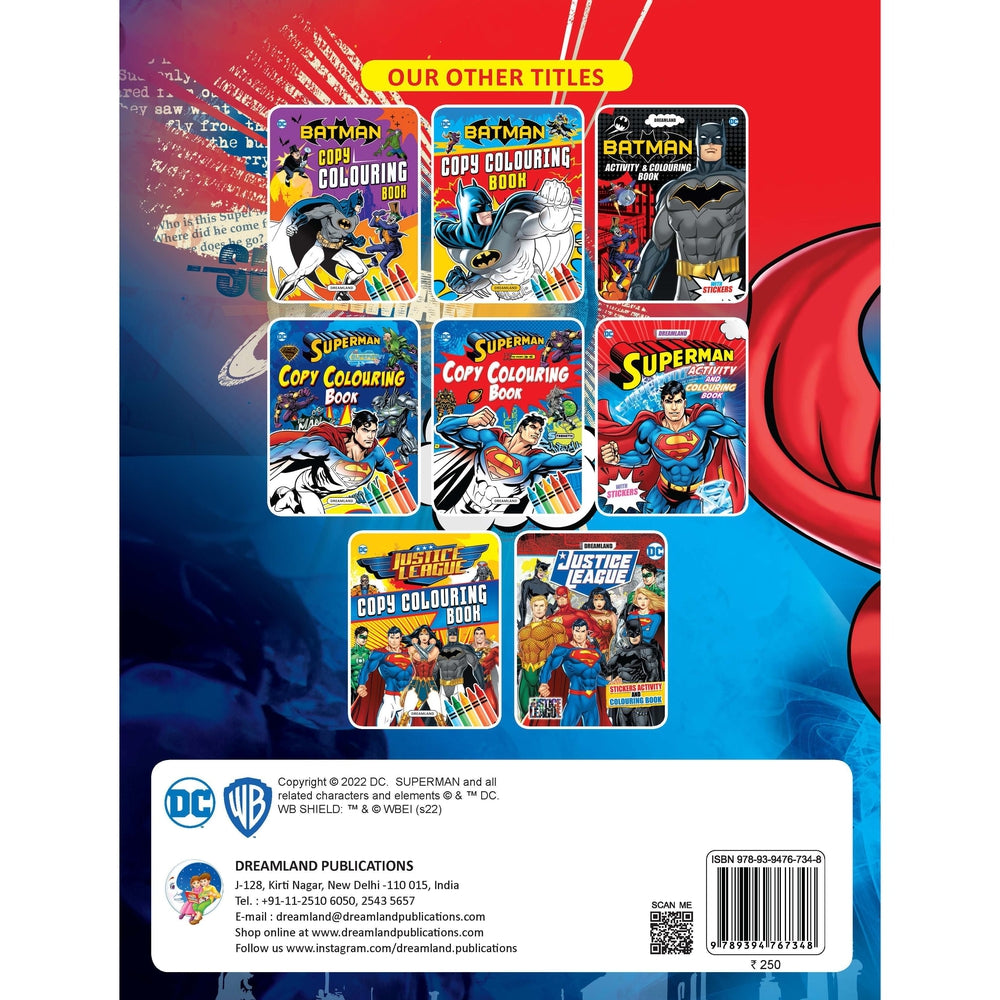 Superman Activity and Colouring  Book