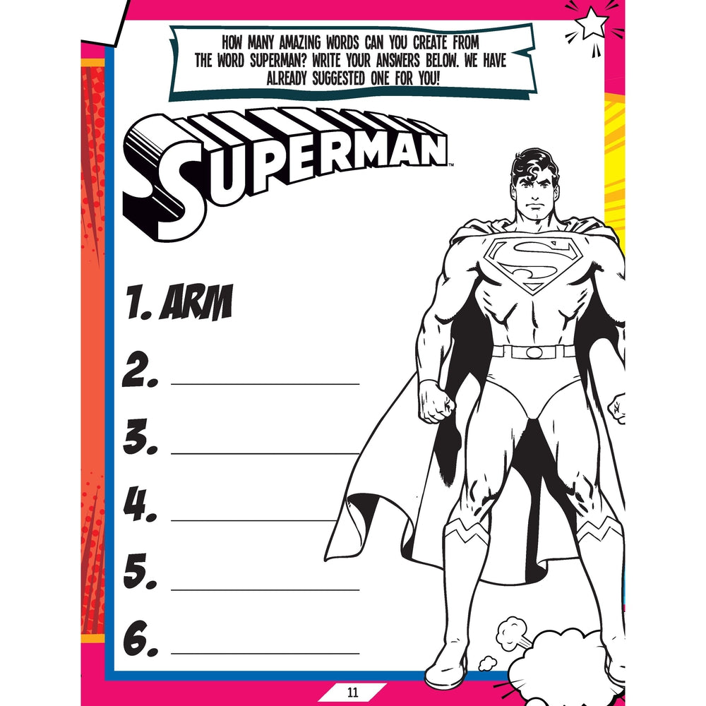 Superman Activity and Colouring  Book