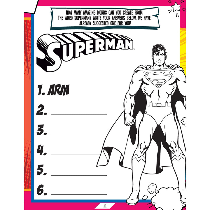 Superman Activity and Colouring  Book