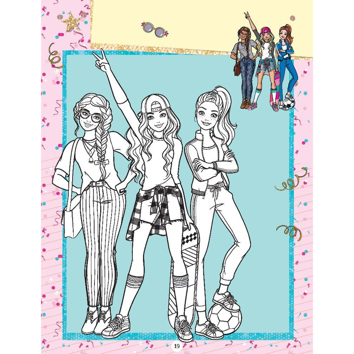 Barbie Copy Colouring Book 4