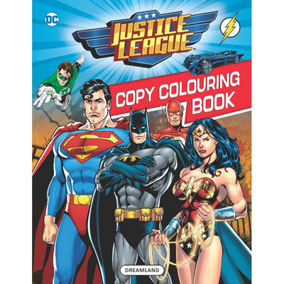 Justice League Copy Colouring Book