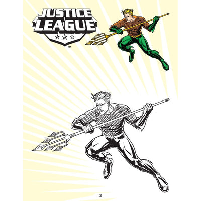 Justice League Copy Colouring Book