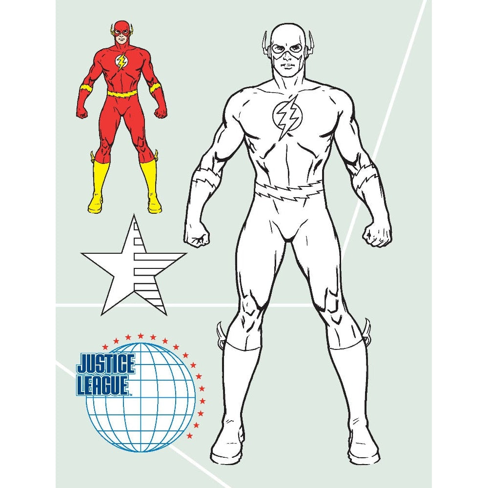 Justice League Copy Colouring Book