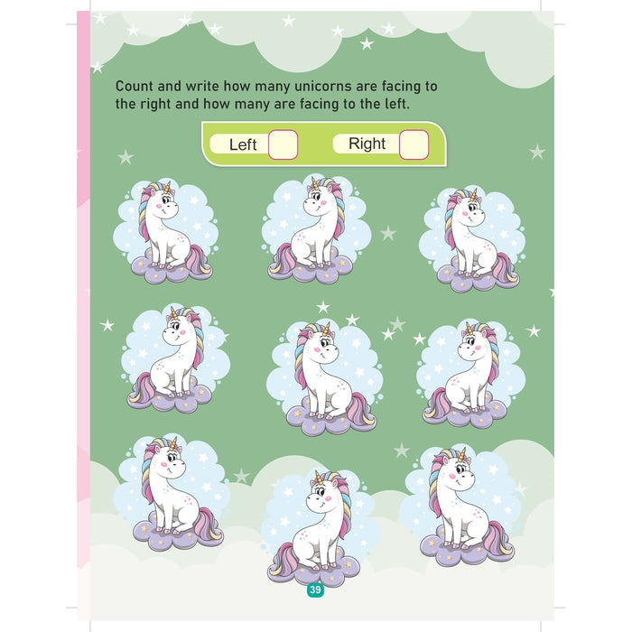 Unicorn Activity and Colouring Book- Die Cut Animal Shaped Book : Children Interactive & Activity  Book