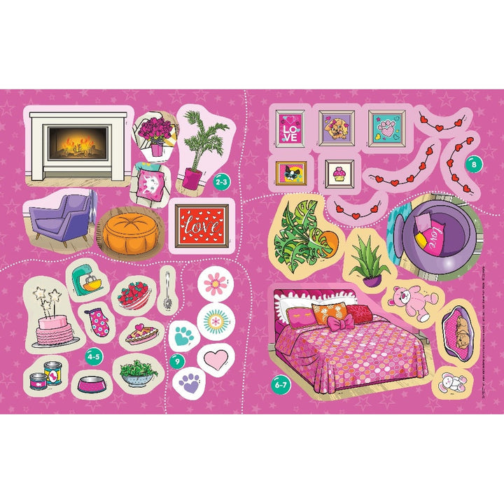 Barbie Dreamhouse Adventures -Dream House Decorate with Stickers Book