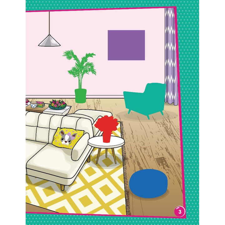 Barbie Dreamhouse Adventures -Dream House Decorate with Stickers Book