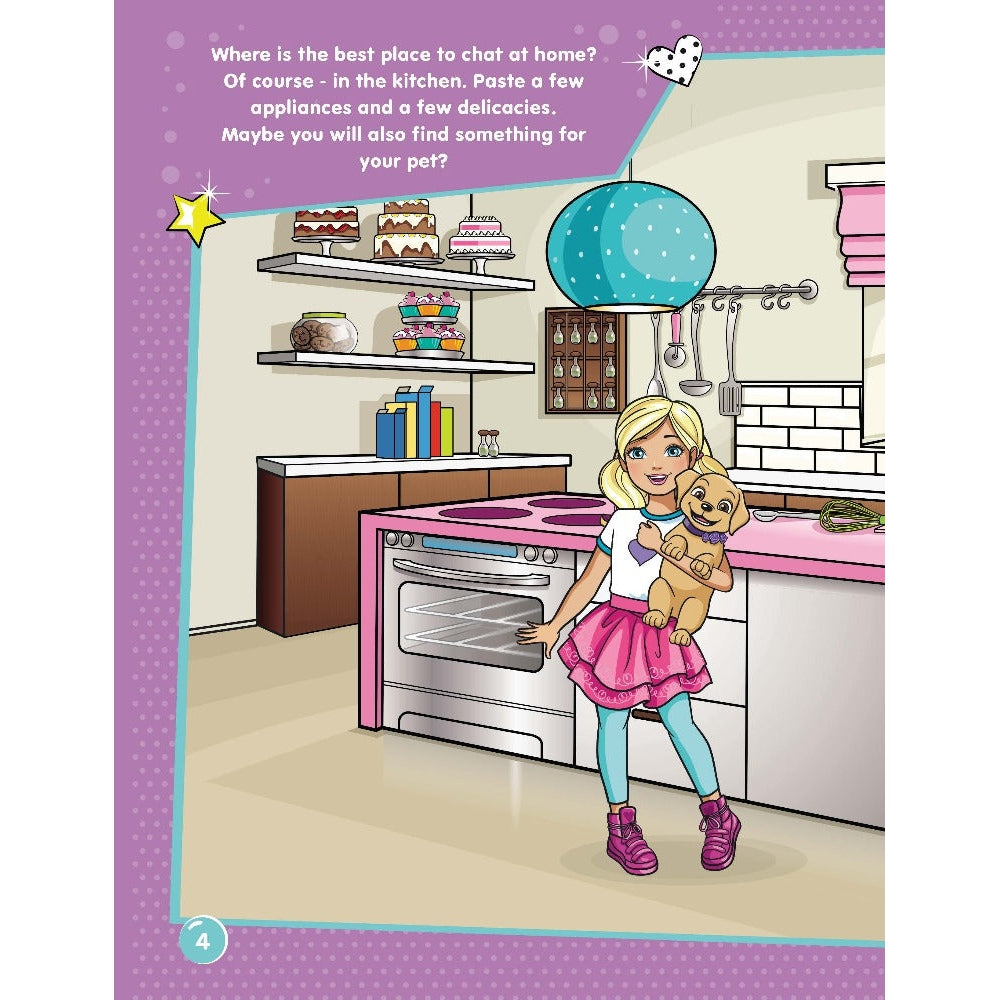 Barbie Dreamhouse Adventures -Dream House Decorate with Stickers Book