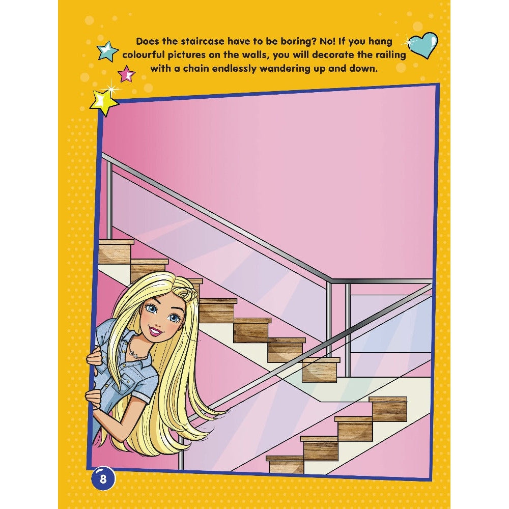 Barbie Dreamhouse Adventures -Dream House Decorate with Stickers Book