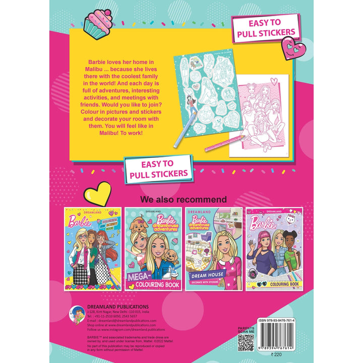 Barbie Dreamhouse Adventures - Mega Colouring Book