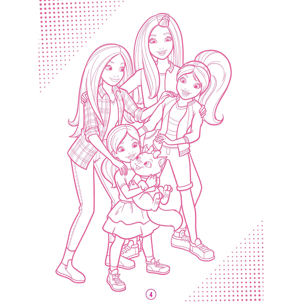 Barbie Dreamhouse Adventures - Mega Colouring Book