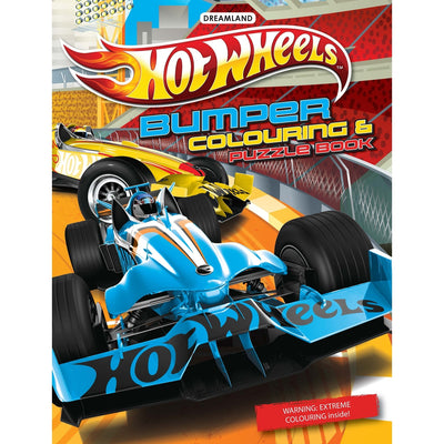 Hot Wheels Bumper Colouring & Puzzle Book