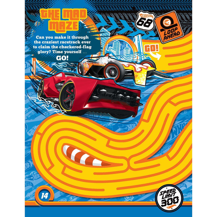 Hot Wheels Activity Book with Stickers