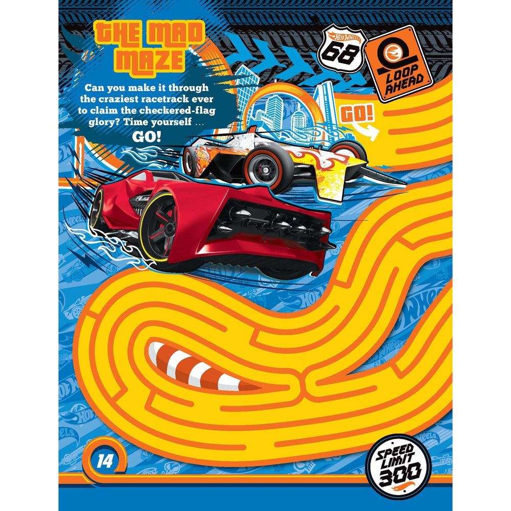 Hot Wheels Activity Book with Stickers