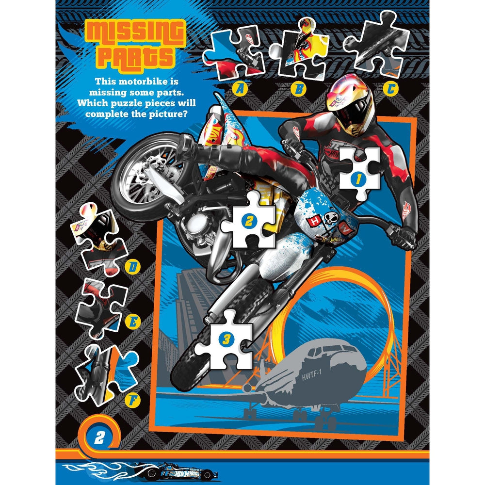 Hot Wheels Activity Book with Stickers