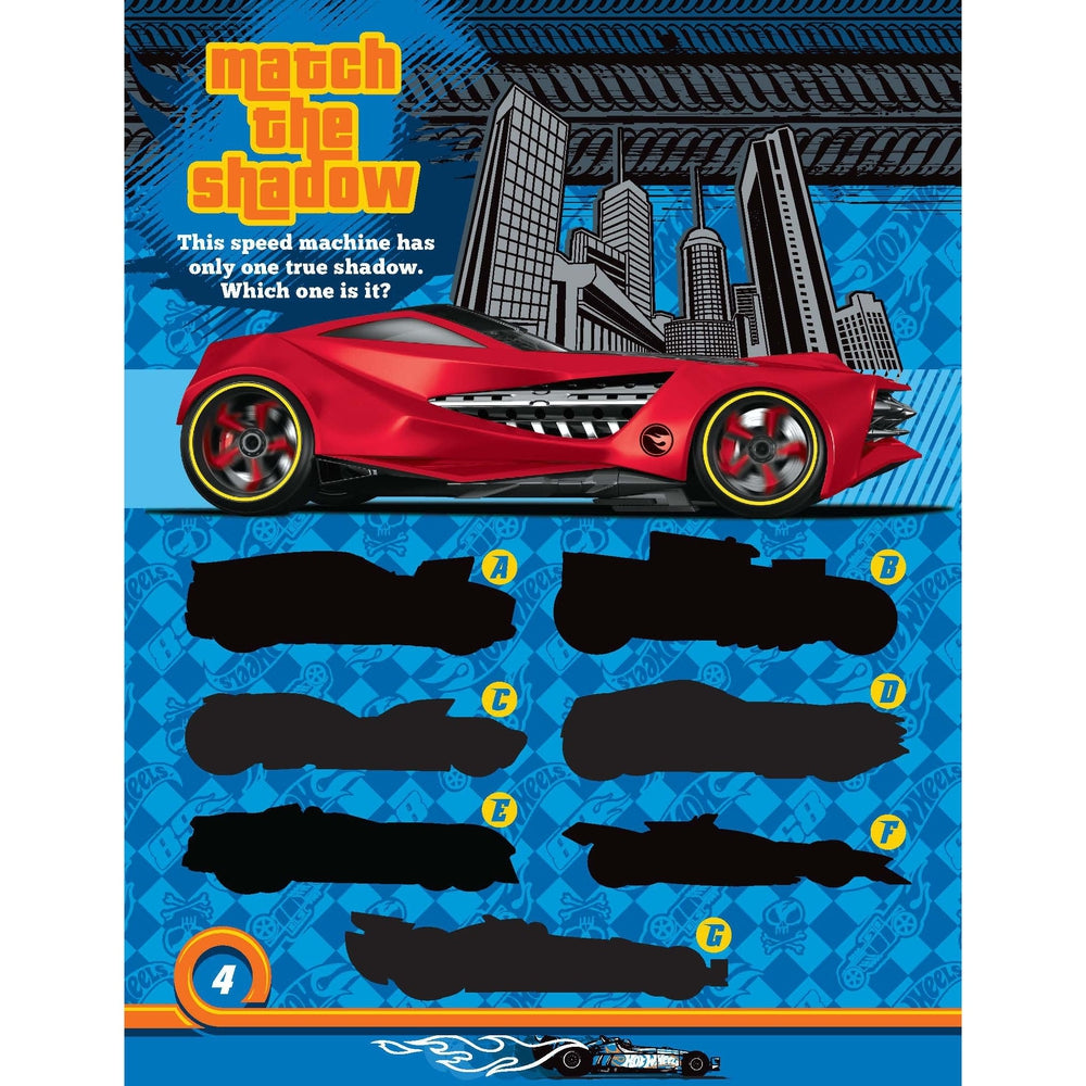 Hot Wheels Activity Book with Stickers