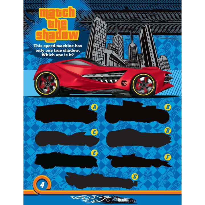 Hot Wheels Activity Book with Stickers