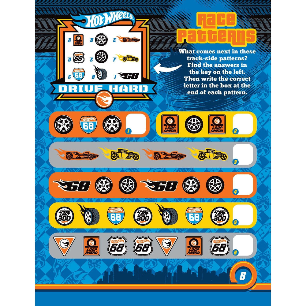 Hot Wheels Activity Book with Stickers